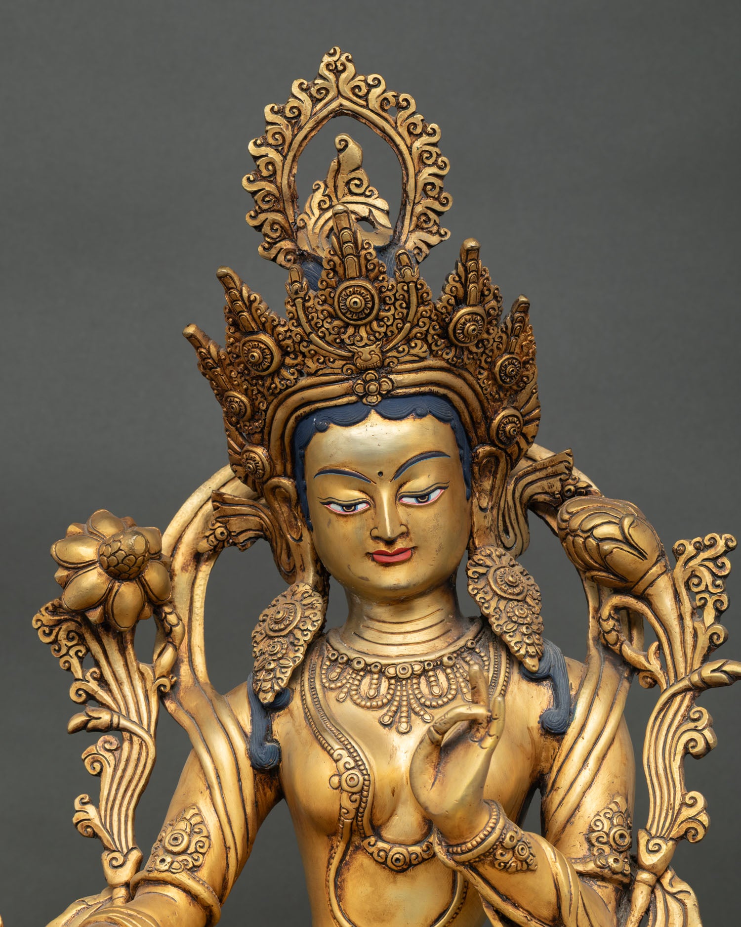 Green Tara Statue