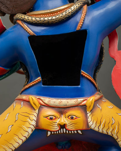 Vajrapani Statue for Mantra Chanting | Large-Size Buddhist Sculpture