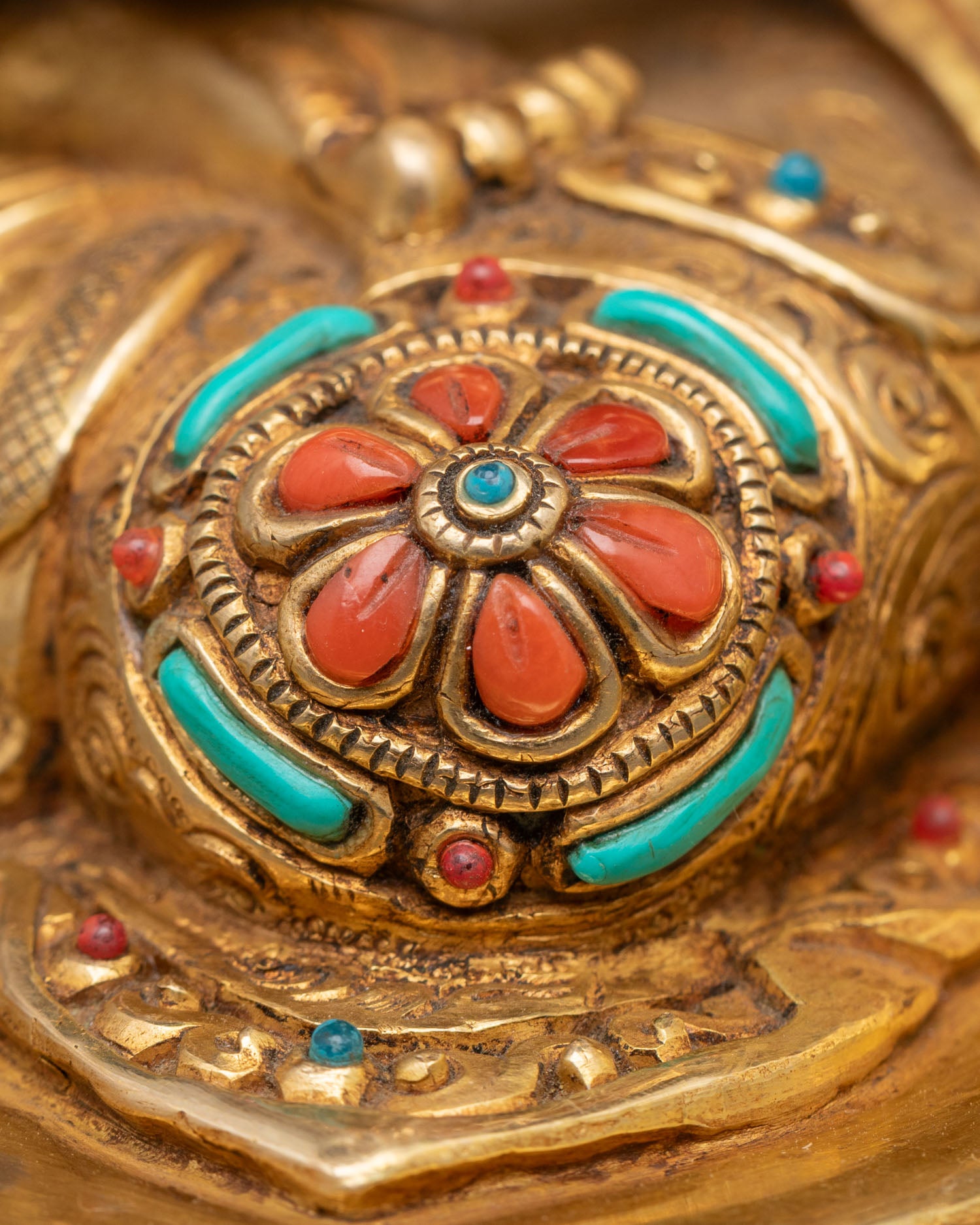 Vajrasattva Statue – Traditional Nepalese Spiritual Decor