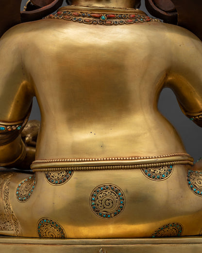 Dzambhala Statue from Nepal | Deity of Wealth and Prosperity