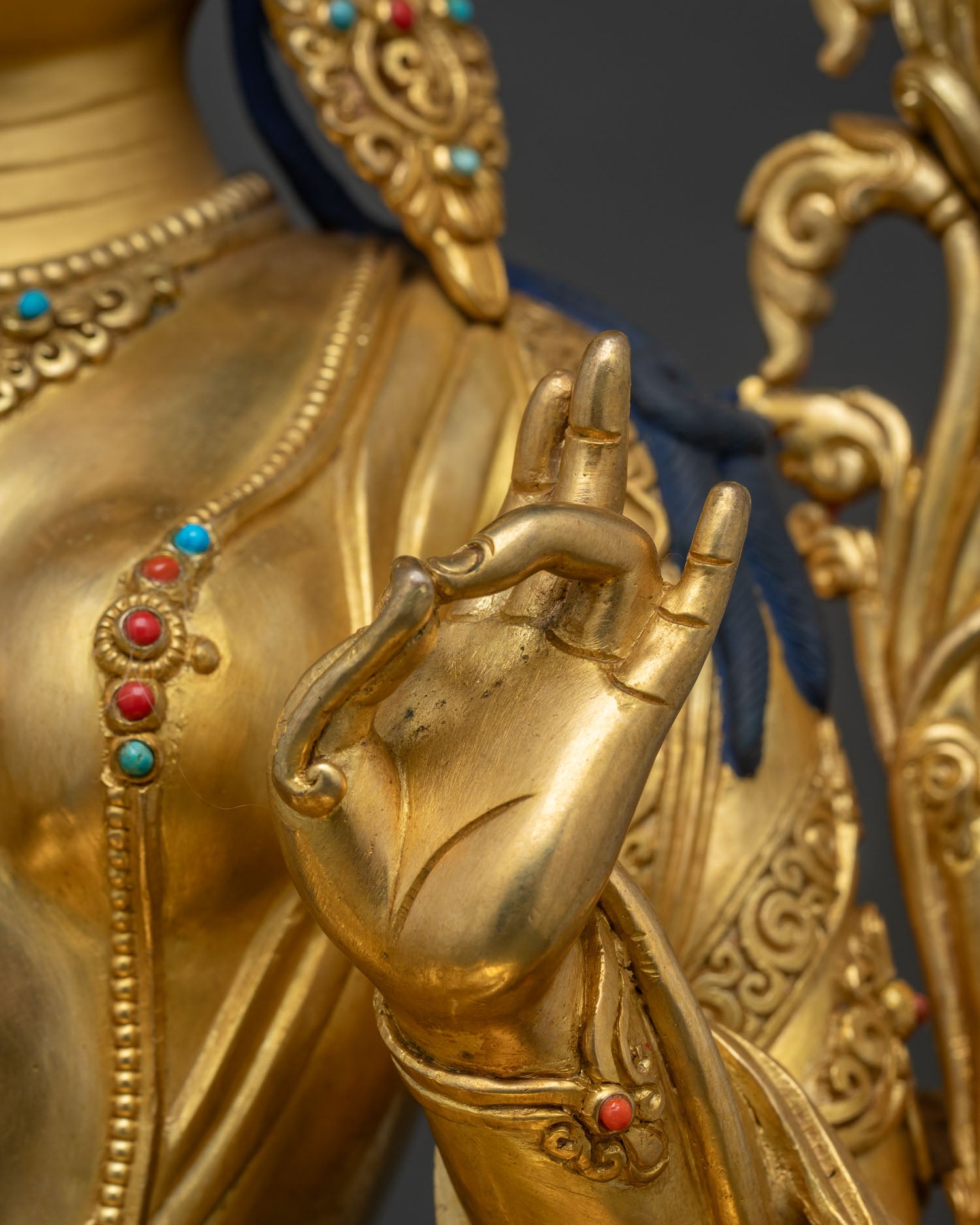 Goddess Green Tara Sculpture | Handicrafted Buddhist Statues