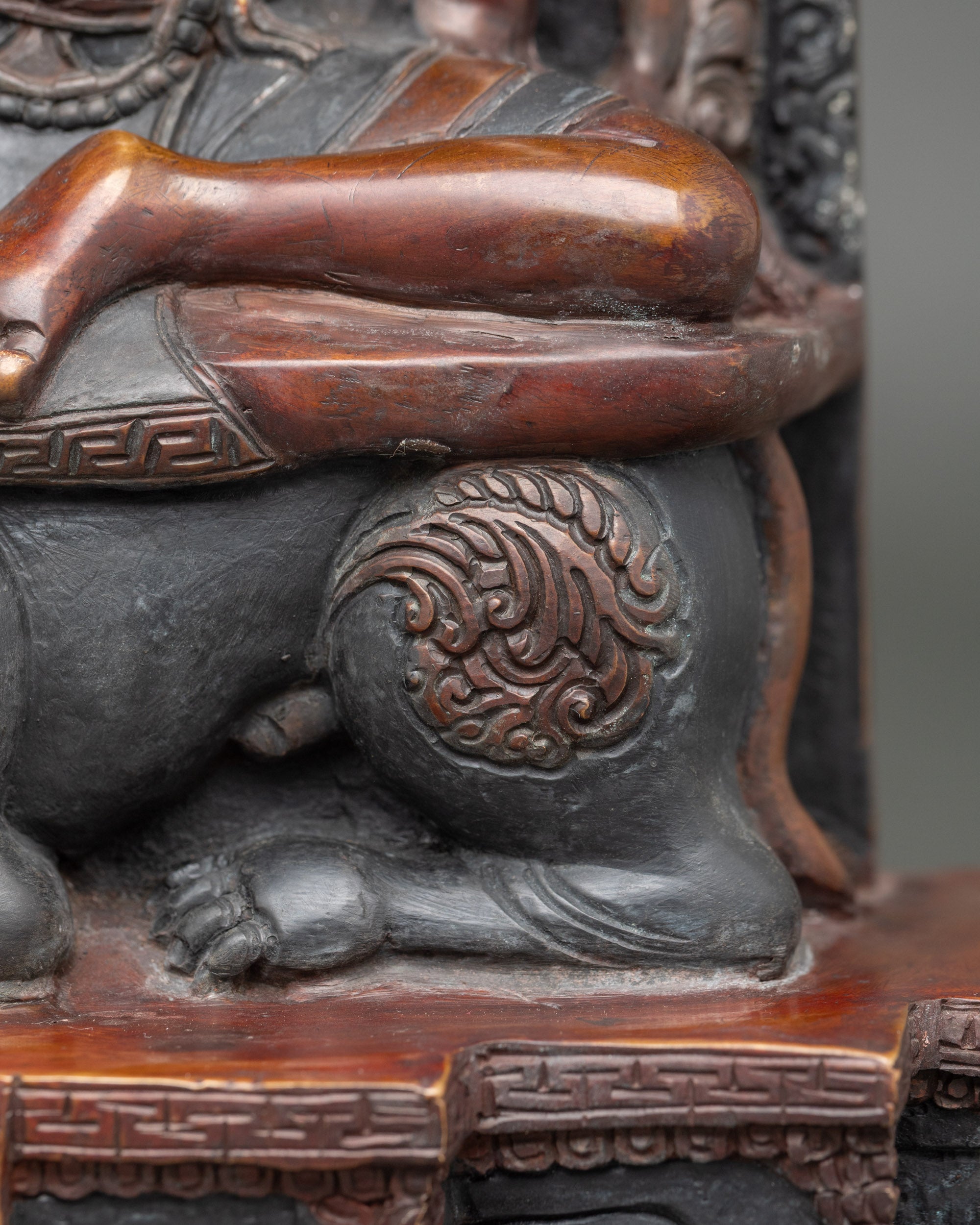Lokeshwor Copper Statue | Oxidized Antique Finish Figurine