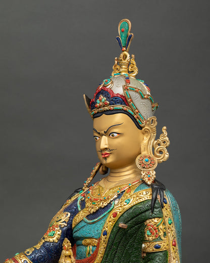 Lotus-Born Guru Rinpoche Statue | The Great Second Buddha