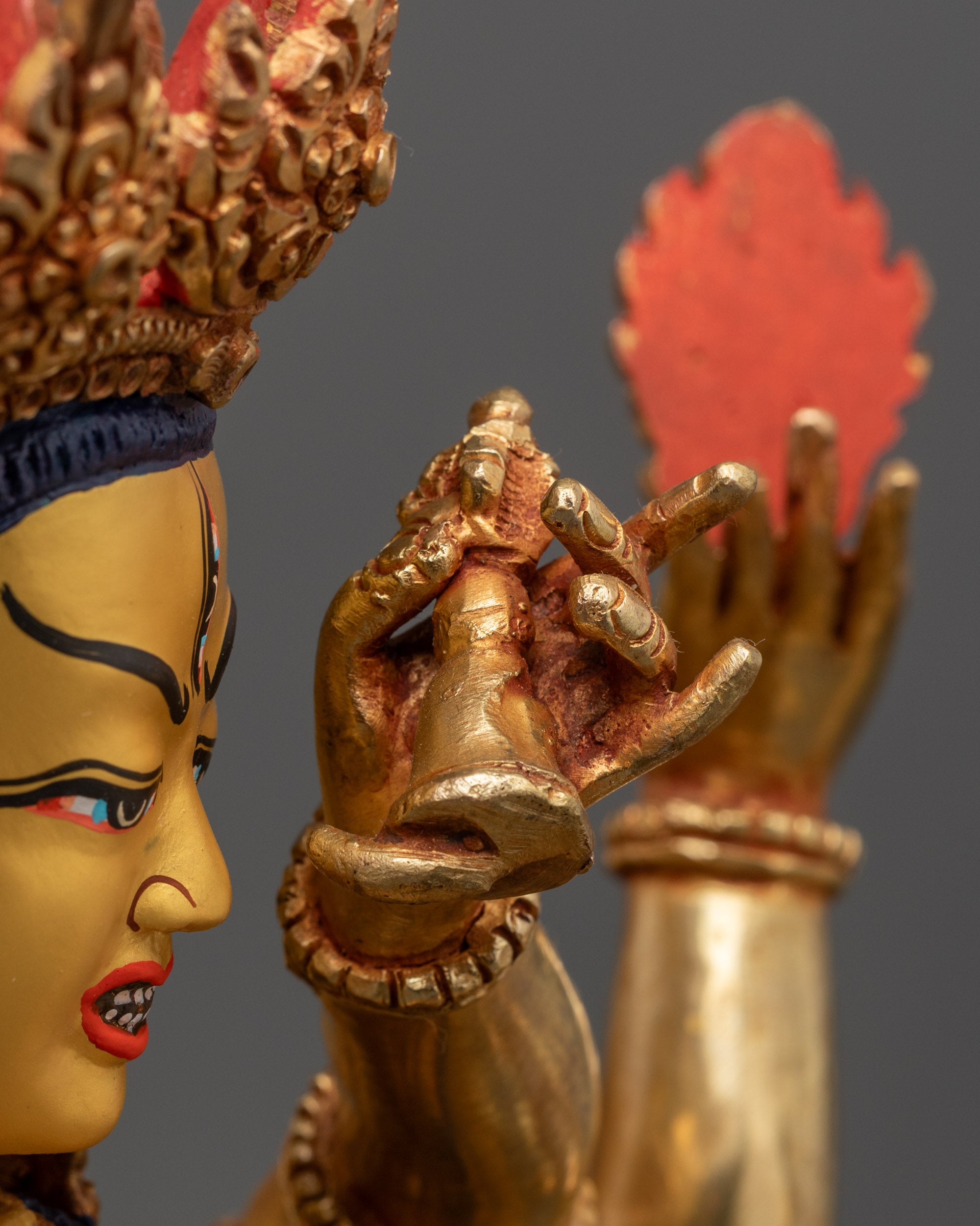 Tantric Deity Guhyasamaja Consort Statue | Handcrafted Buddhist Art