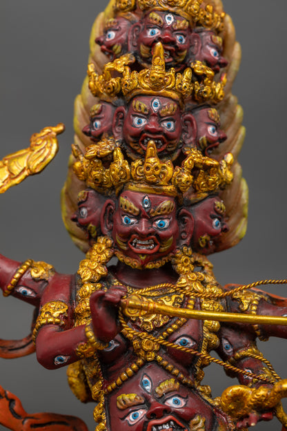 Powerful Vajrayana Buddhist Statue Set for Protection