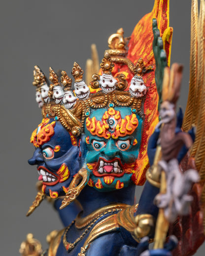 Handcrafted Vajrakilaya (Dorje Phurba) Statue | Nepalese Buddhist Art