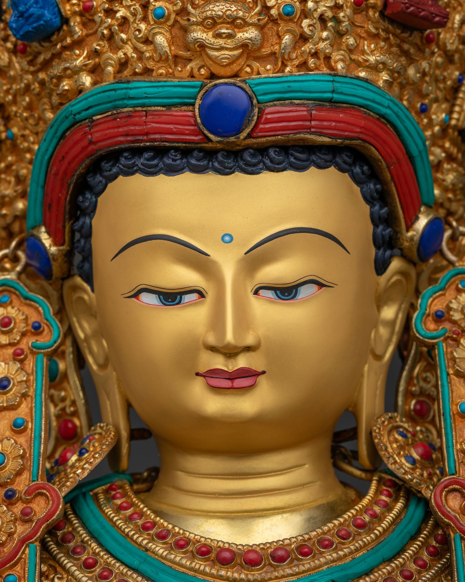 Jowo Rinpoche with Throne