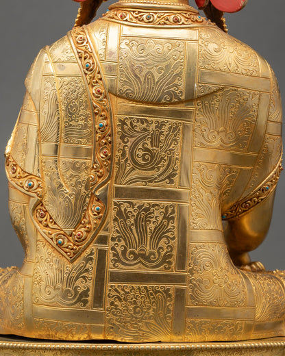 Crowned Shakyamuni Buddha Statue | Enlightened Buddha Figurine