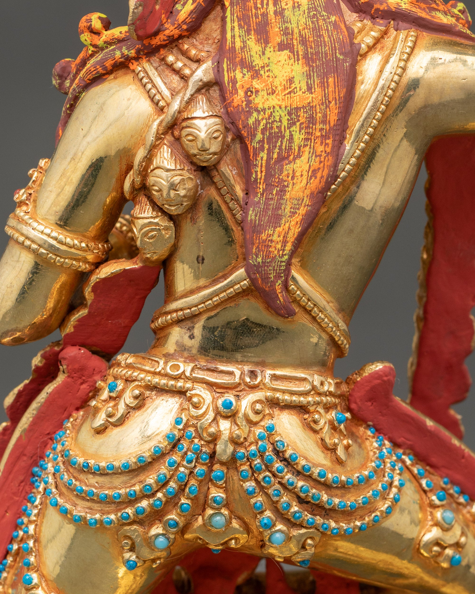 Wrathful Dorje Phagmo | Handcrafted Tibetan Dakini Sculpture