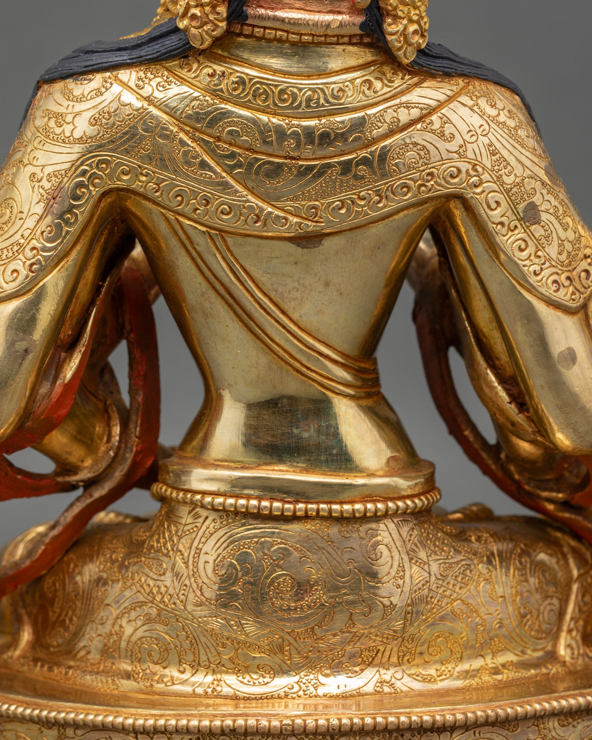 Namgyalma Sculpture | Three-Faced Longevity Deity for Blessings