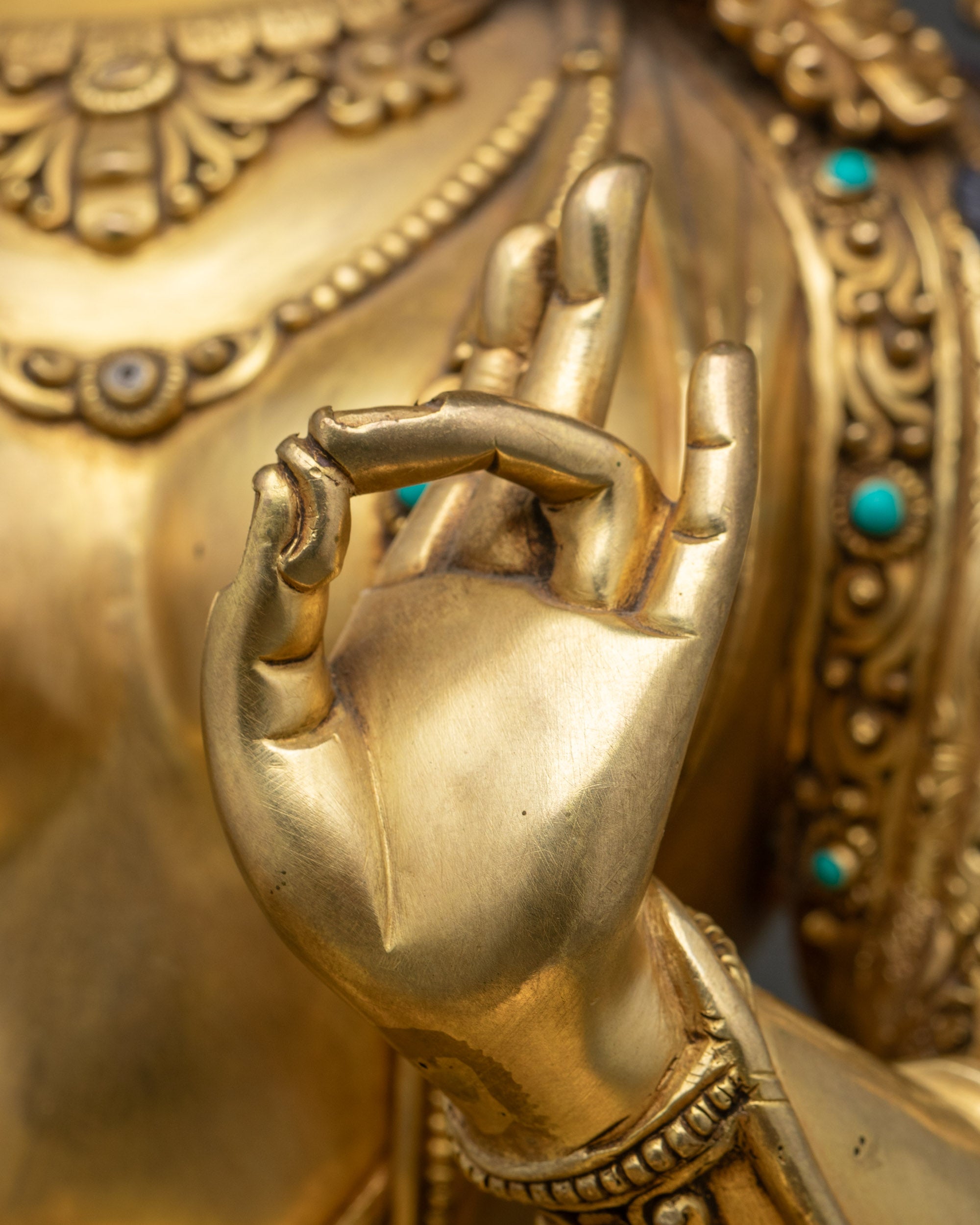 Blessed Green Tara Statue for Spiritual Awakening