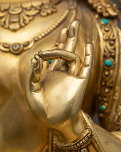 Blessed Green Tara Statue for Spiritual Awakening
