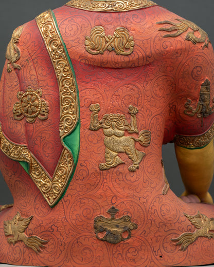 Tibetan Shakyamuni Buddha Statue | Meditating Buddha Sculpture