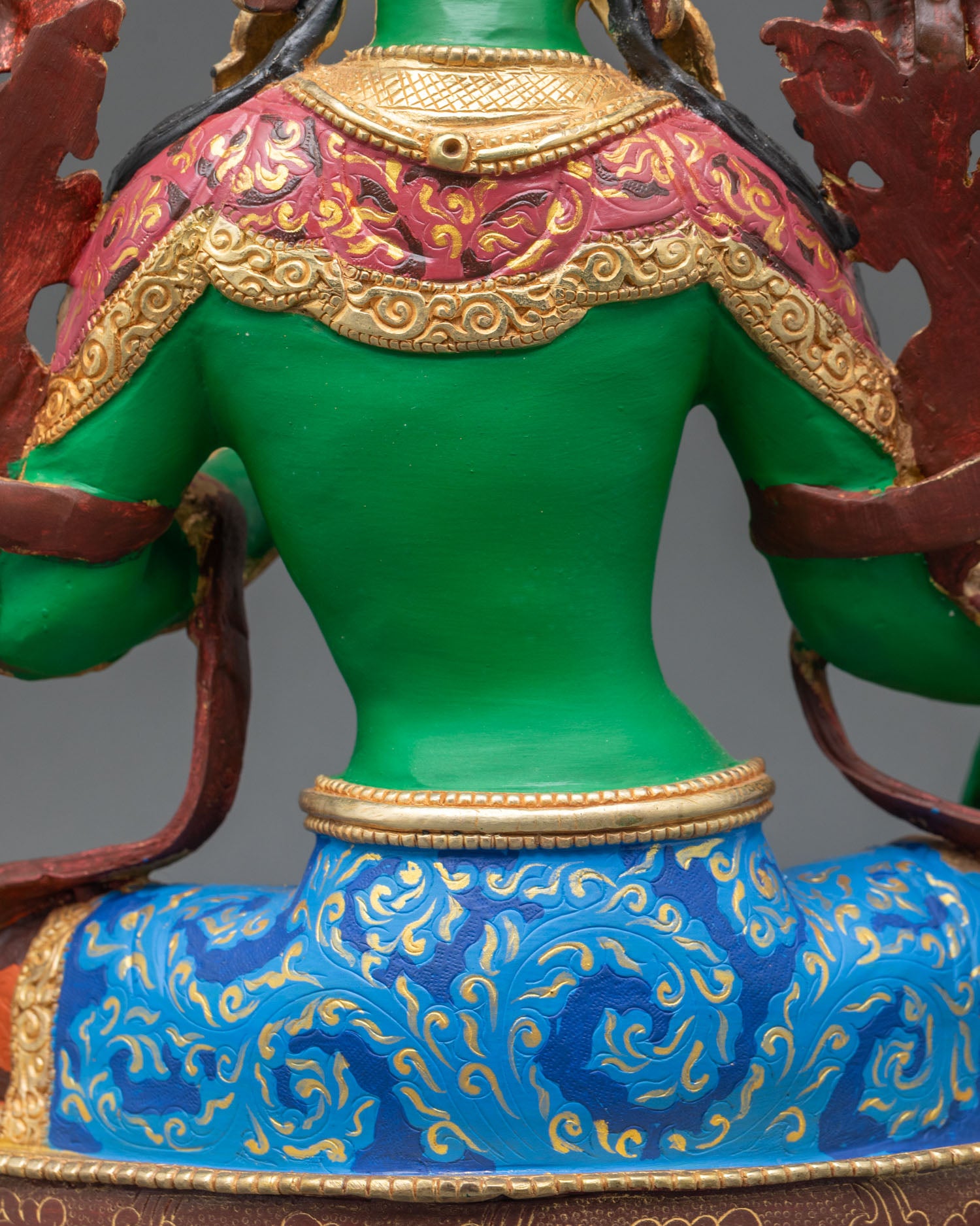 Green Tara Statue – Hand-Painted Spiritual Home Decor