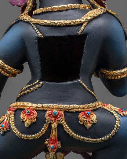 Black Dzambhala Statue | Spiritual Guardian of Wealth and Fortune