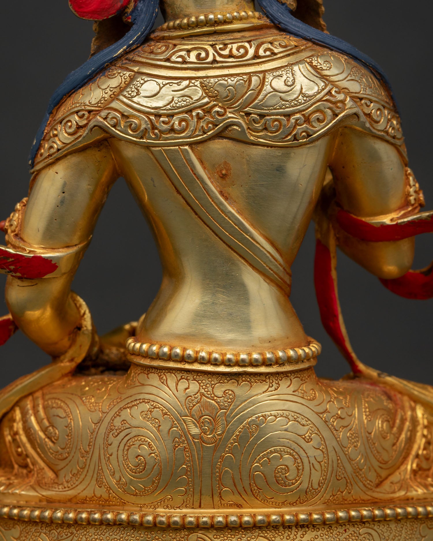 Vajrasattva with Throne Statue | Handcrafted Himalayan Buddhist Art