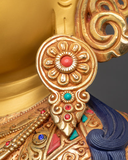 Guru Norlha Statue | Handcrafted Glorious Spiritual Master Sculpture