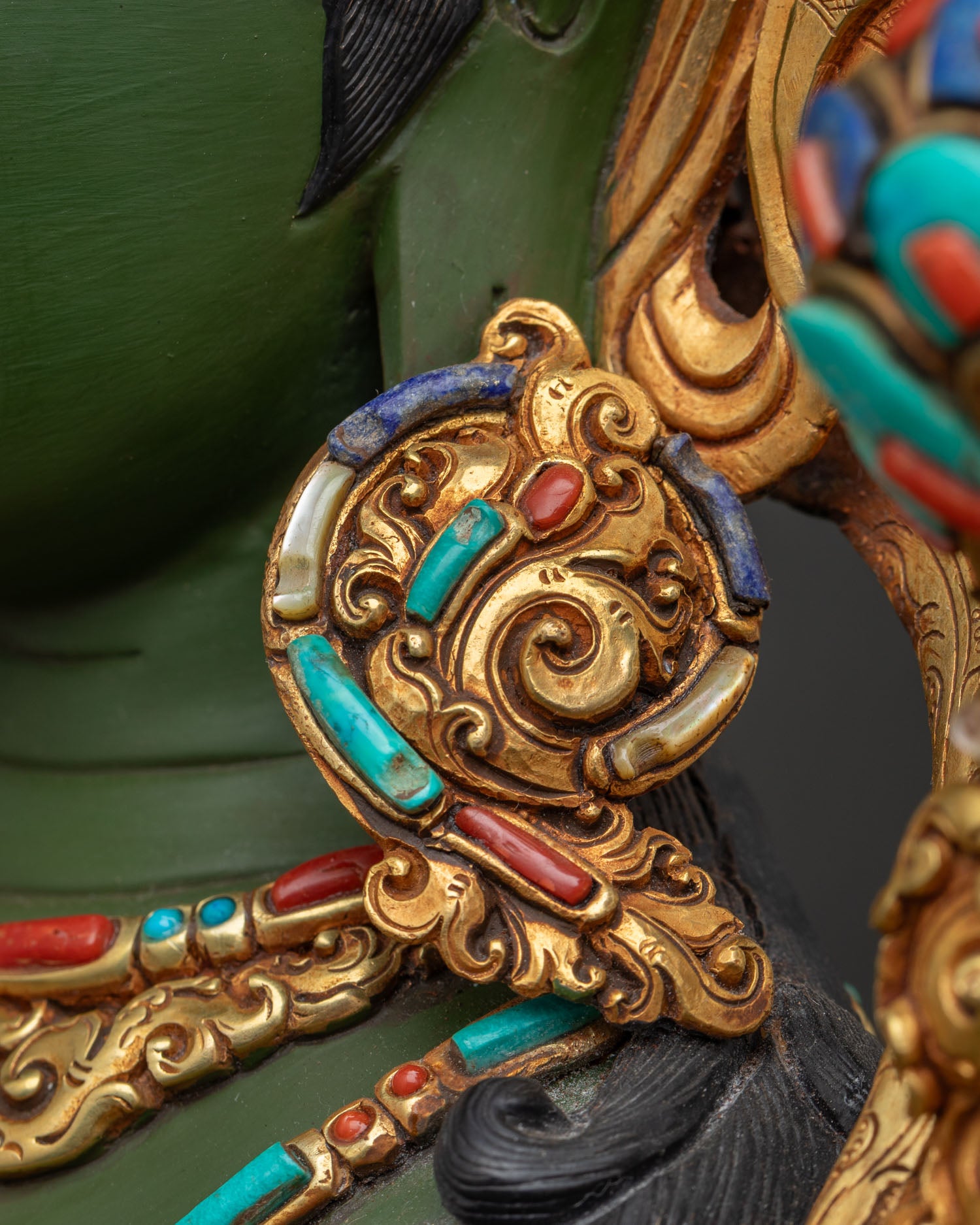 Green Tara Statue | Buddhist Goddess of Swift Liberation & Healing