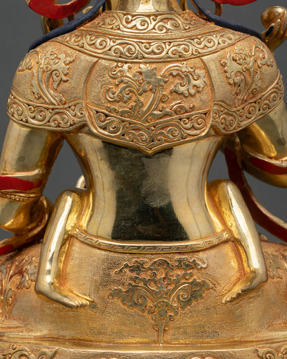 Vajrasattva Buddha Yab Yum Sculpture | Buddhist Karma Purification Icon