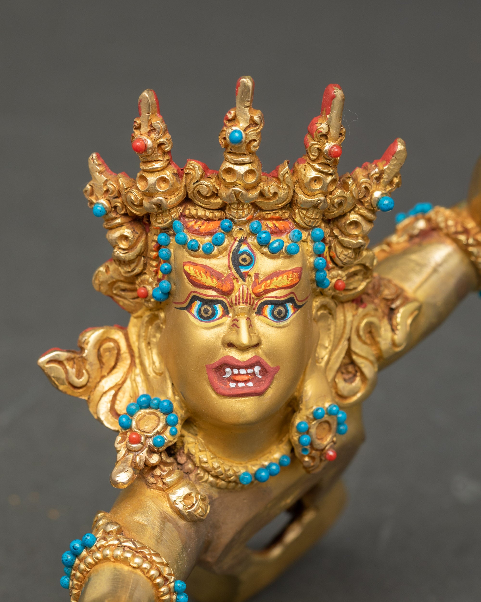 Handcrafted Khorlo Demchog Yab Yum Statue | Wheel of Supreme Bliss