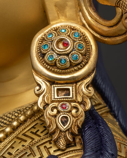 Guru Rinpoche (Padmasambhava) Statue | Traditional Tibetan Sculpture