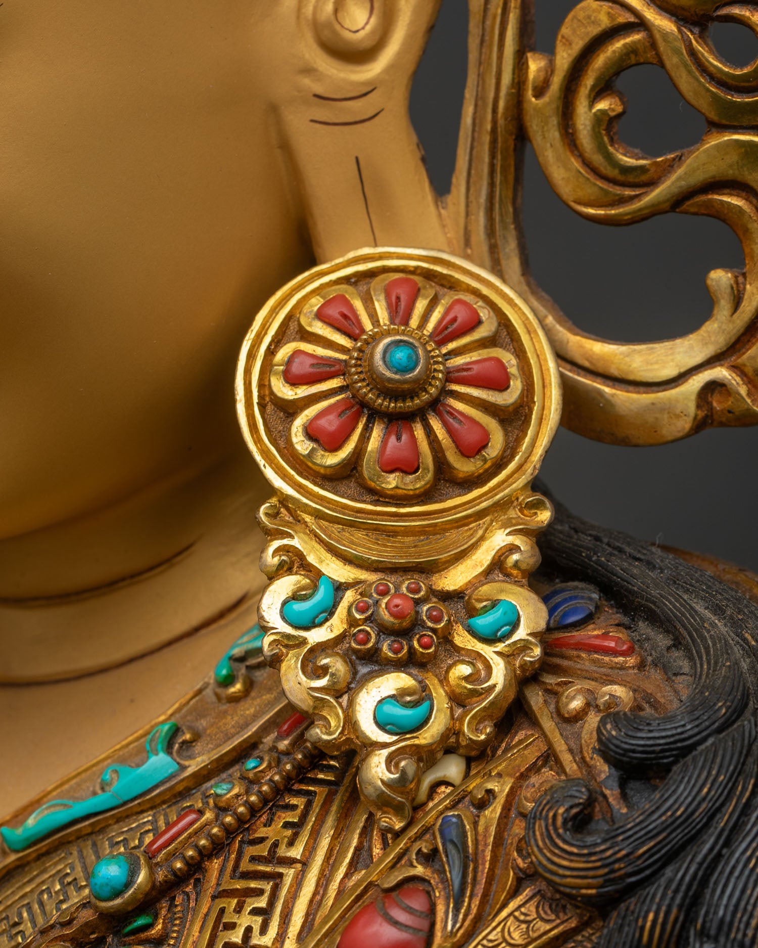 Life-Size Guru Rinpoche Statue | Embodiment of Tantric Enlightenment