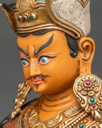 Guru Rinpoche - Himalayan Buddhist Sculpture for Sacred Decor