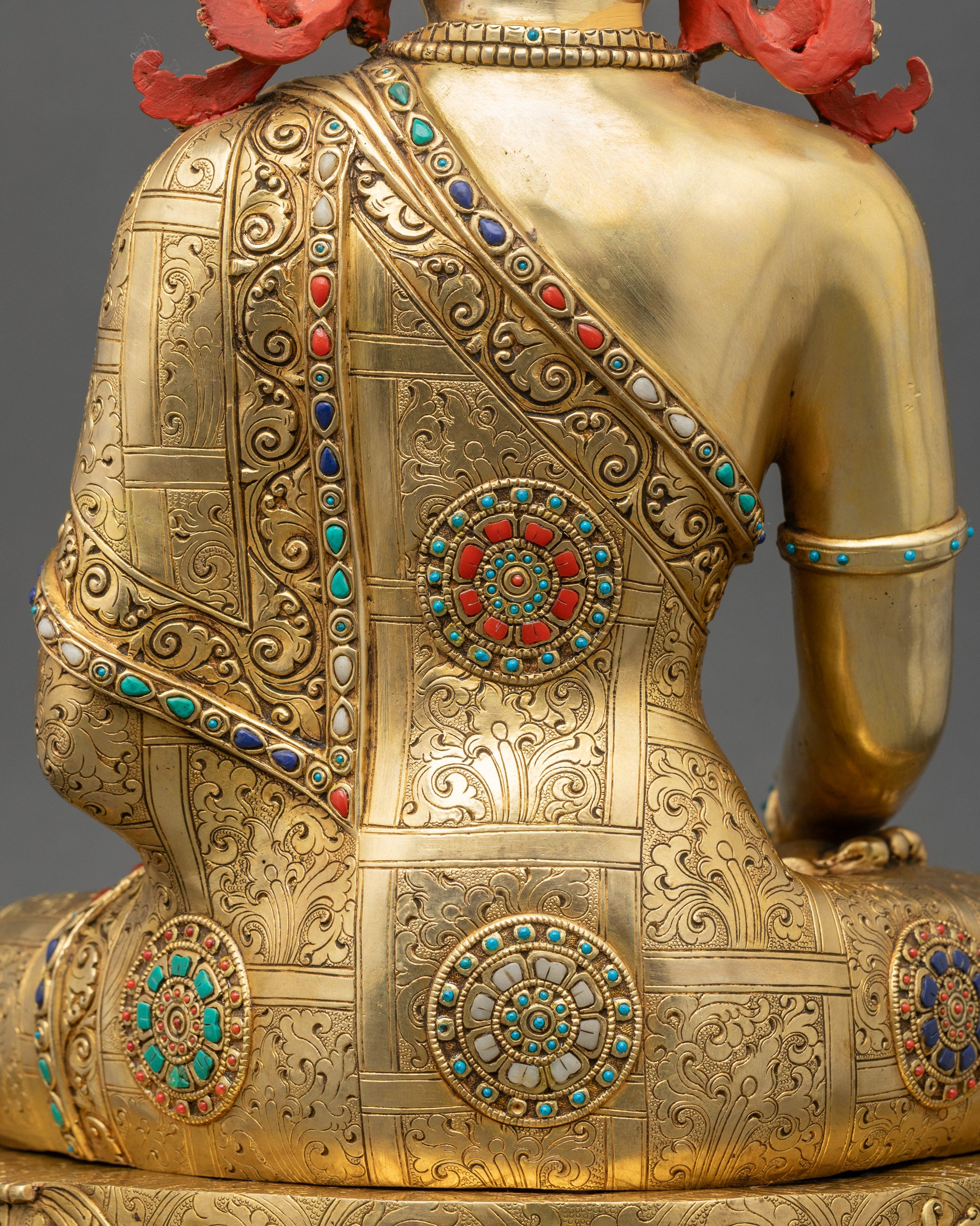 Buddha Mitrugpa Copper Statue | Lost-Wax Casted Sculpture from Nepal