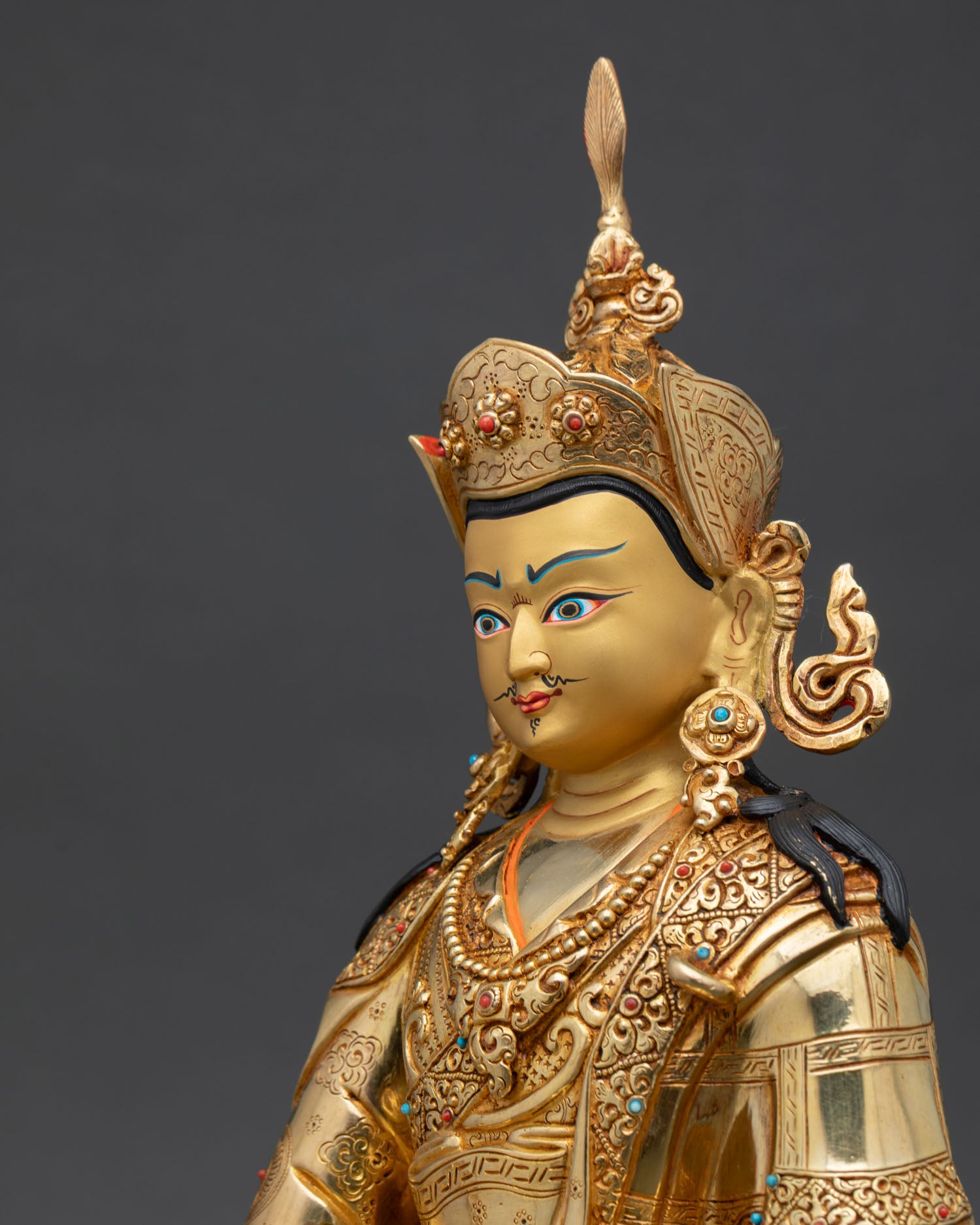 Guru Rinpoche Statue | Tibetan Vajrayana Buddhist Master