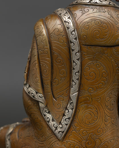 Traditional Amitabha Buddha Statue Handmade in Nepal | Sacred Buddha Statue