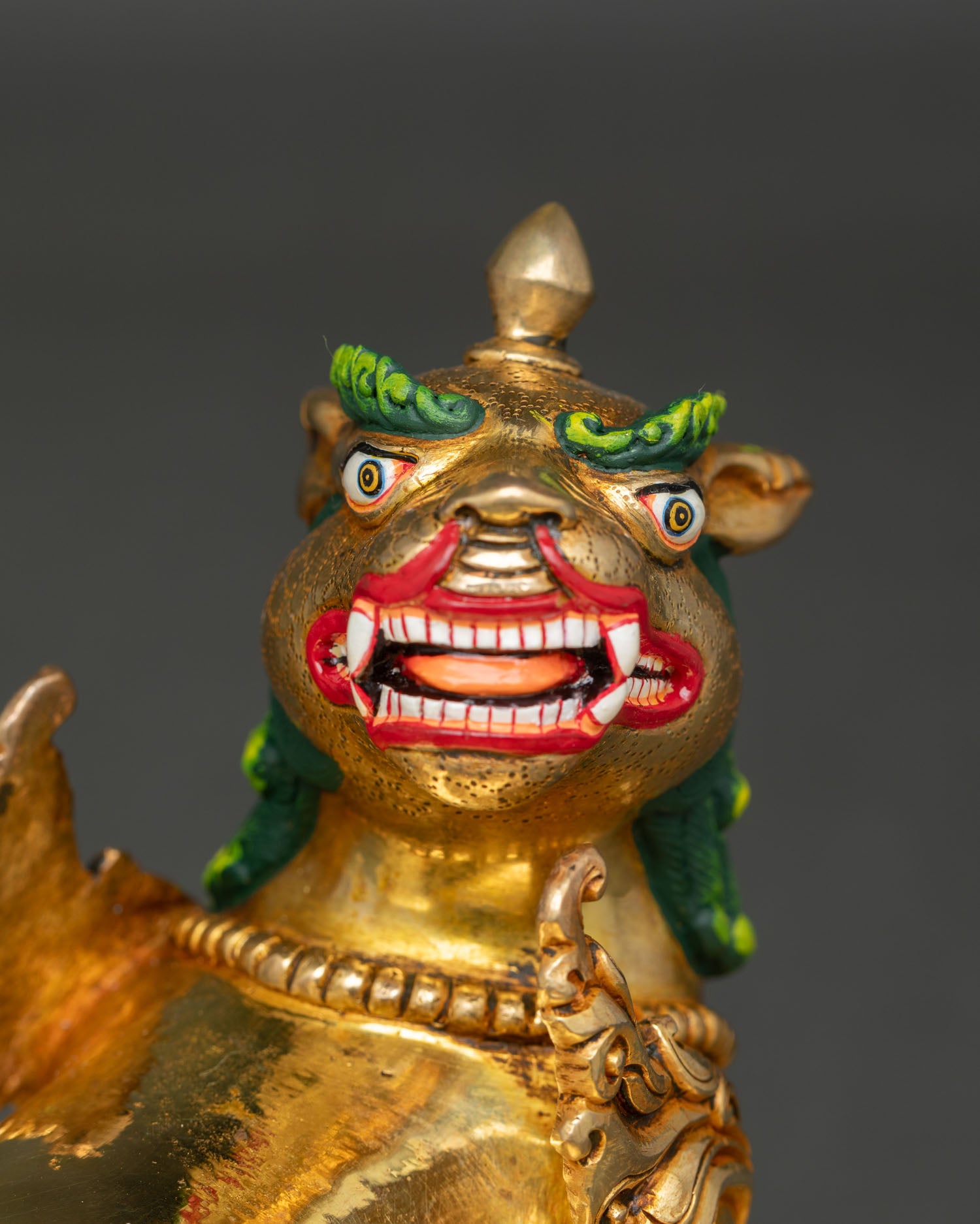 Premium Simhanada Manjushri Statue for Spiritual Practice