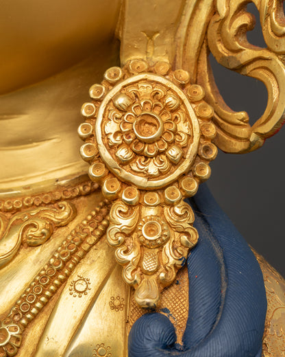 Vajrasattva Sculpture | Handcrafted Nepalese Meditation Icon