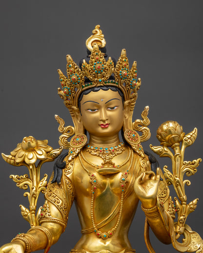 The Compassionate Jetsun Drolma Statue | Handcrafted Tara Figure