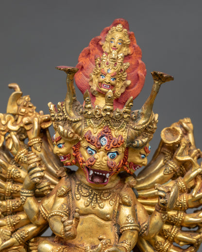 Yamantaka Statue- Wrathful Deity Destroyer of Death