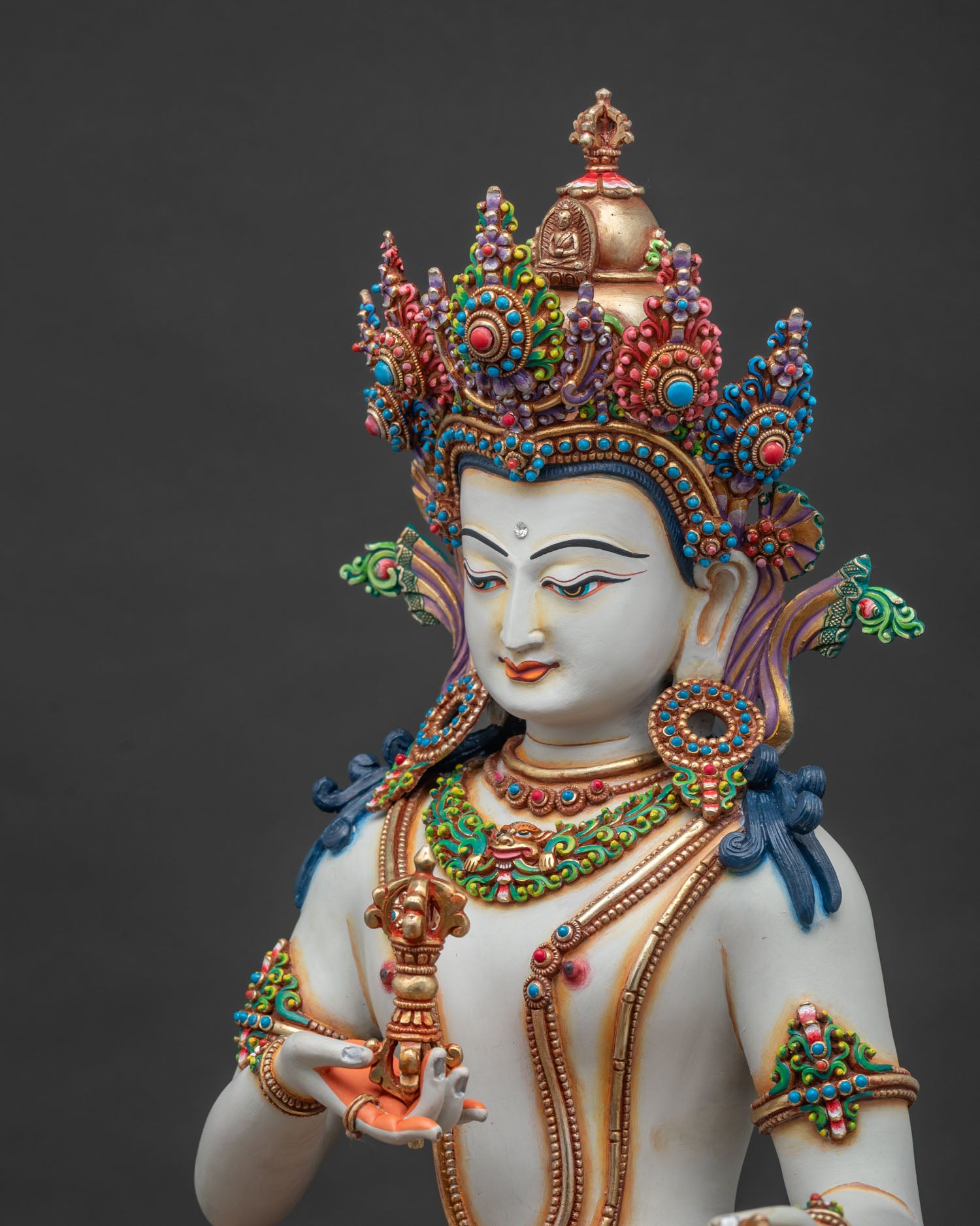 Vajrasattva Sculpture | Buddhist Statue for Purification Practices