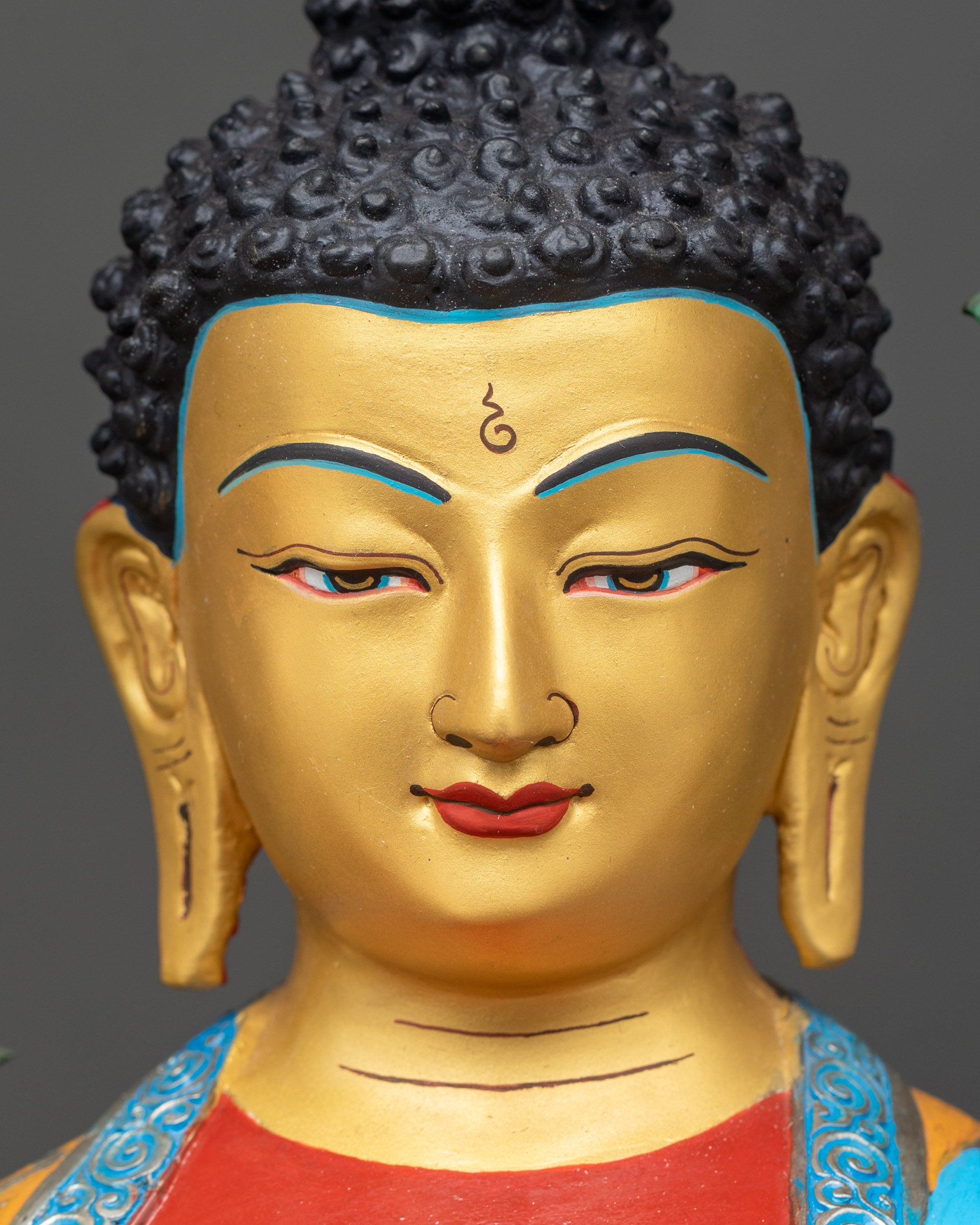 Amitabha Buddha and Five Dhyani Buddhas | Sacred Bodhi Tree Sculpture