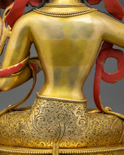 Handmade Manjushri Bodhisattva Statue | Meditation & Spiritual Decor