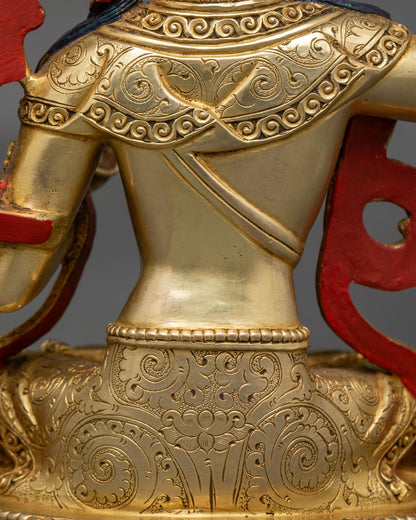 Manjushri Wisdom Deity Statue | Handcrafted Nepali Artwork