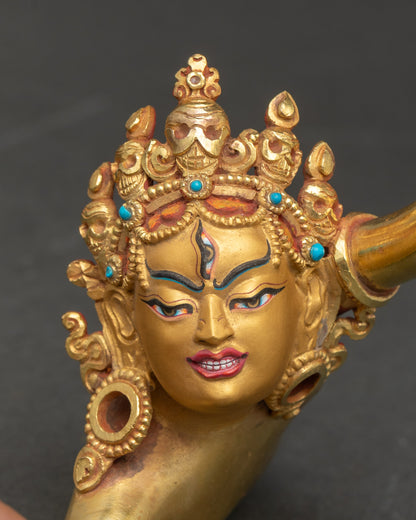 Khorlo Demchog Yab Yum Statue | Tantric Buddhist Sculpture from Nepal