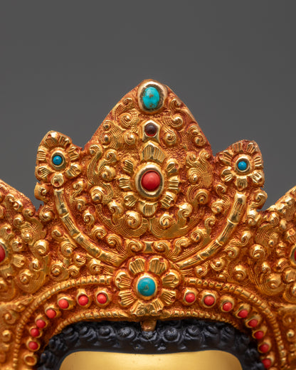 Majestic Jowo Shakyamuni Buddha Statue | Nepalese Buddhist Art