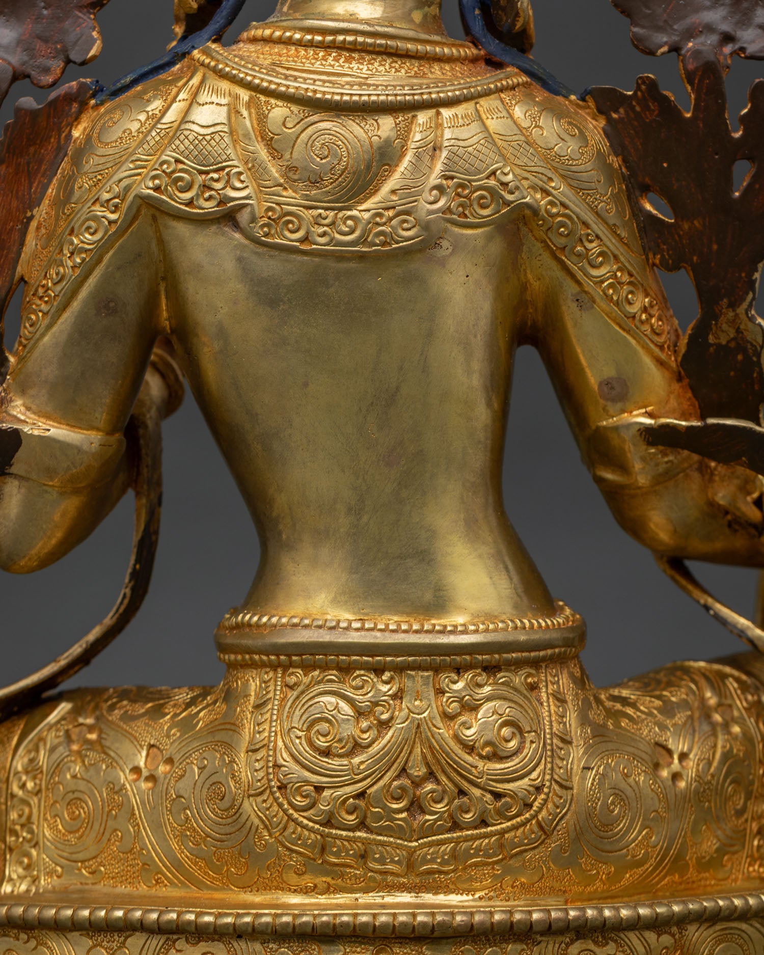 Green Tara with Throne