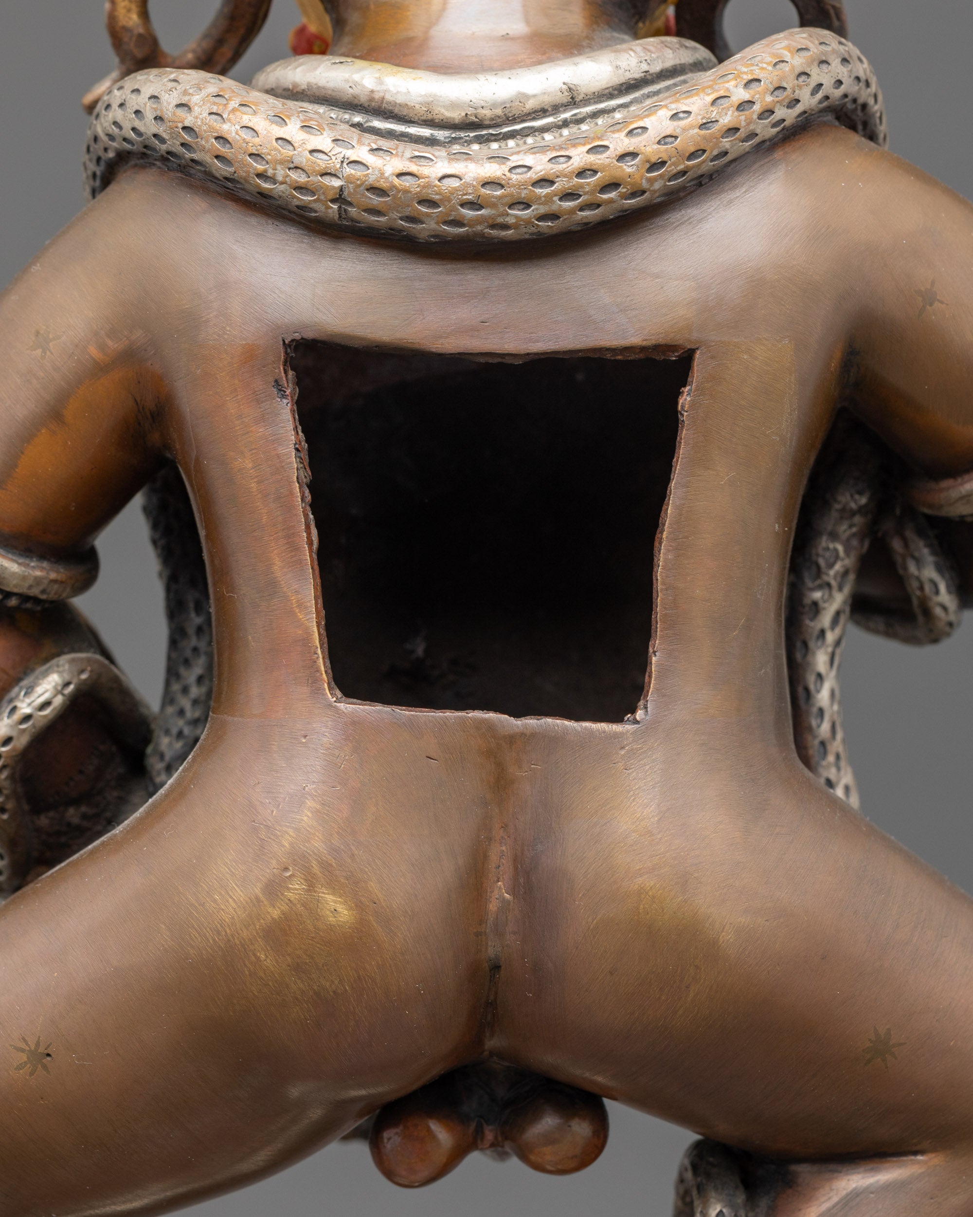 Oxidized Black Dzambhala Statue | Traditional Himalayan Buddhist Art