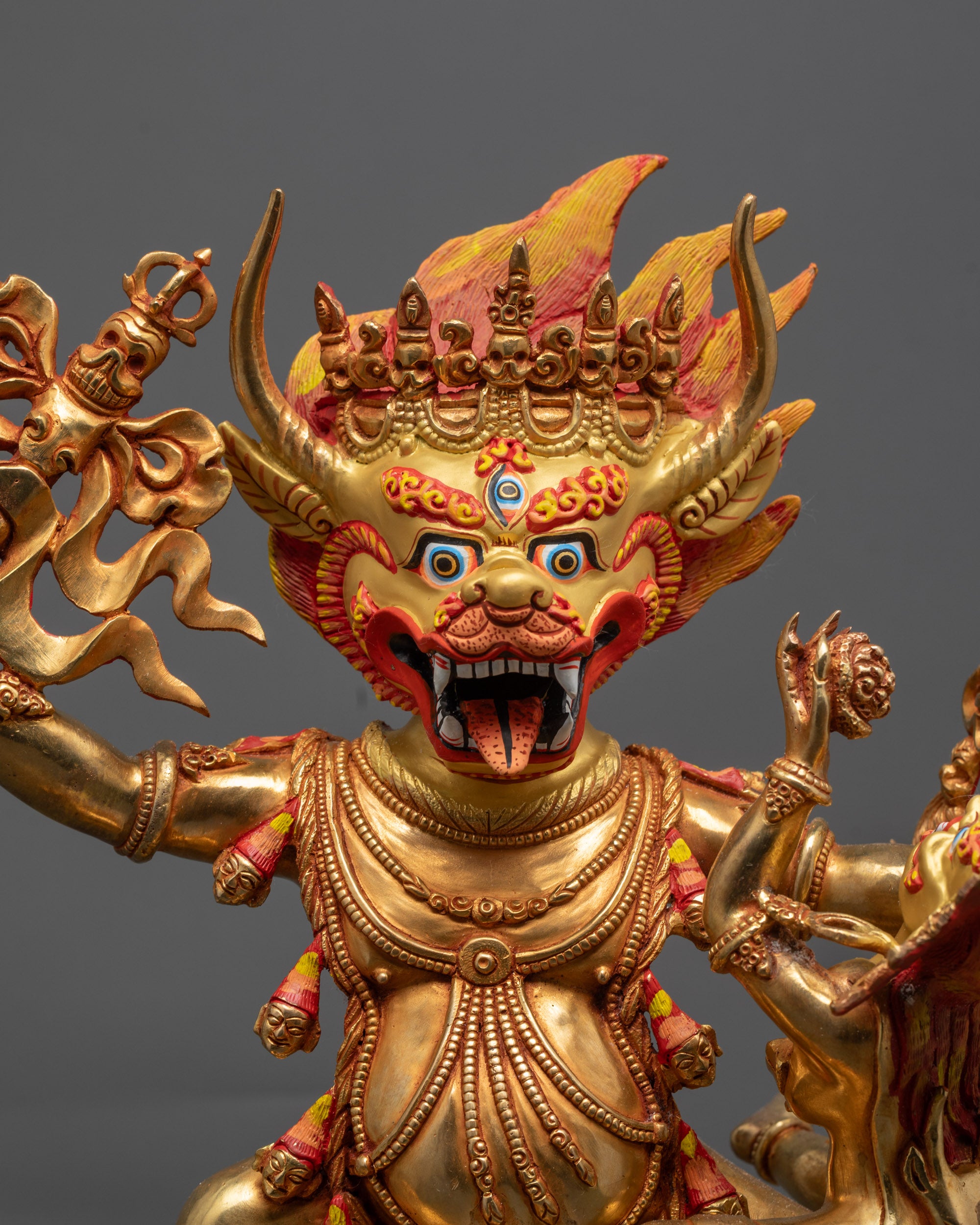 Yamantaka Consort Statue | Wrathful Form of Manjushri