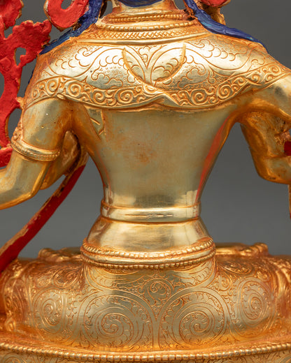 Maha Manjushri Statue | Handmade Spiritual Home Decor