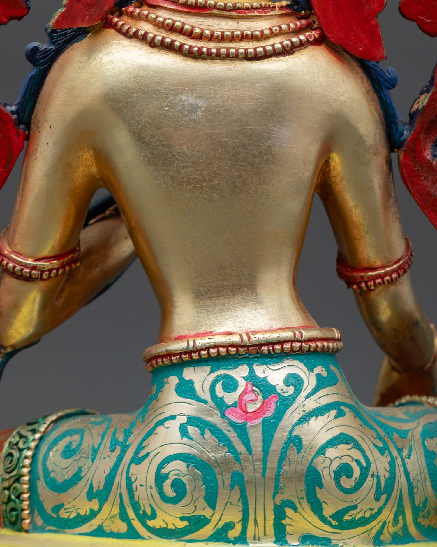 Multi-Colored Green Tara Statue | Goddess of Swift Compassion