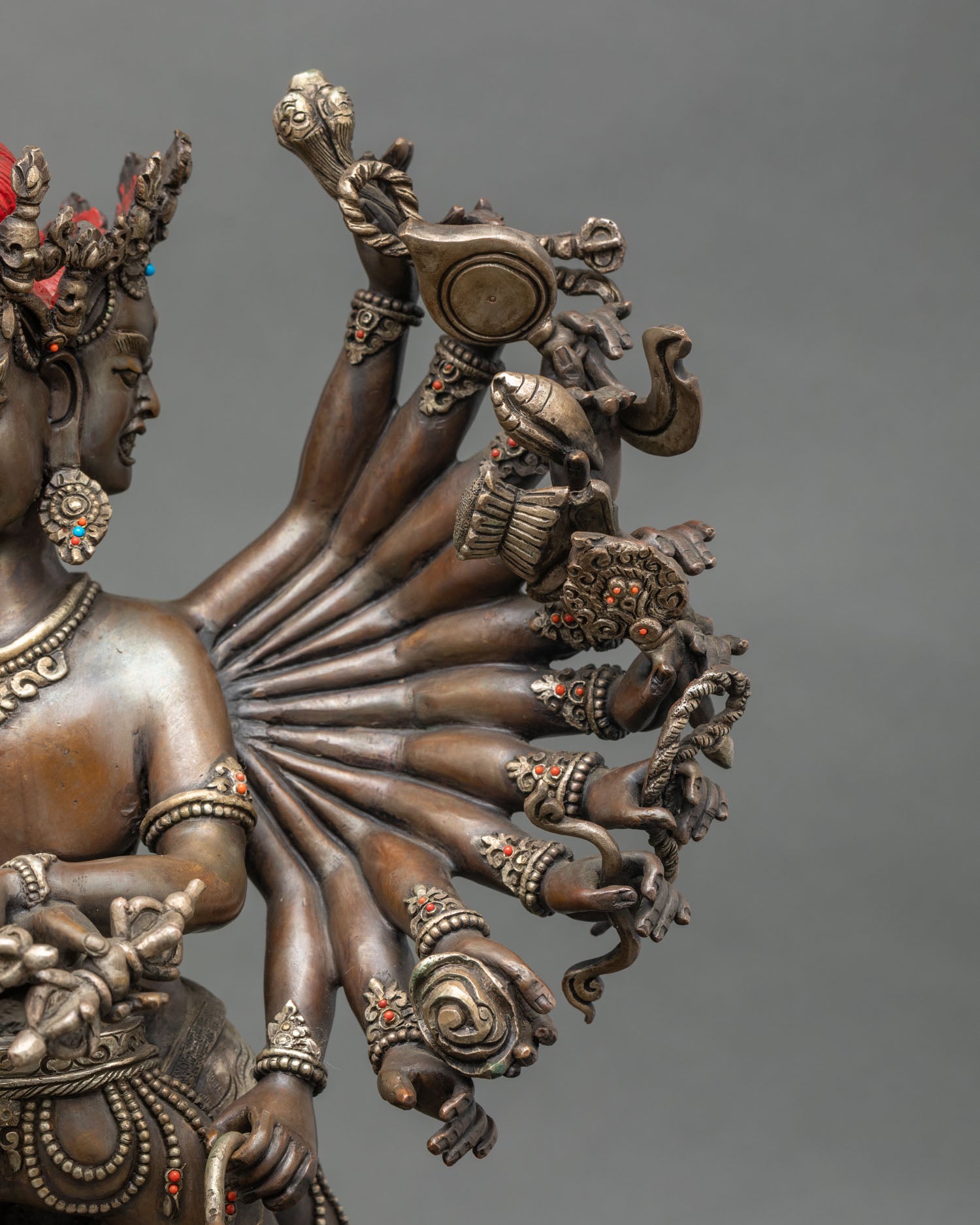 Kalachakra Statue – Handcrafted Buddhist Art from Nepal