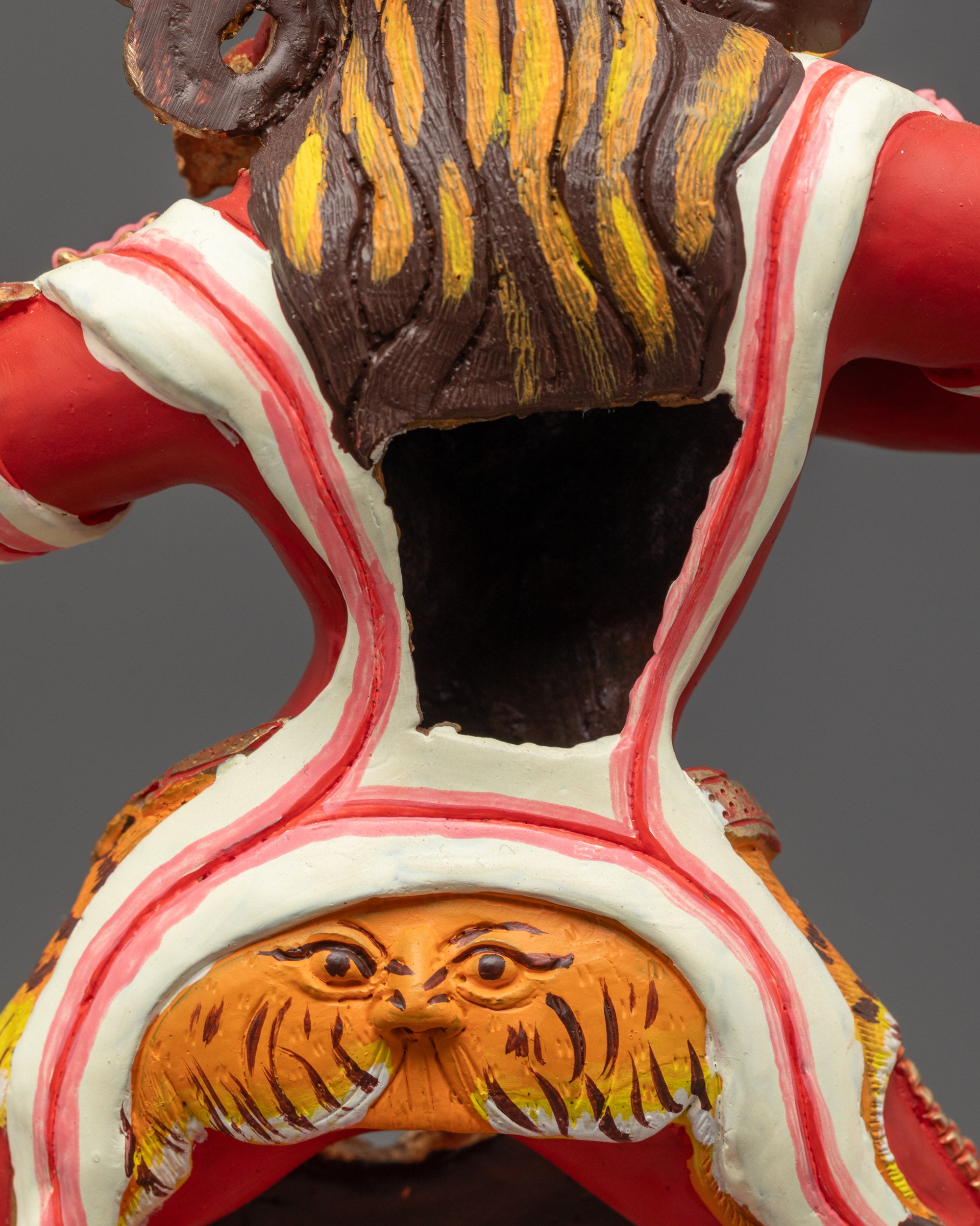 Acrylic Coloured Ekajati Statue | Handmade Wrathful Protector Sculpture