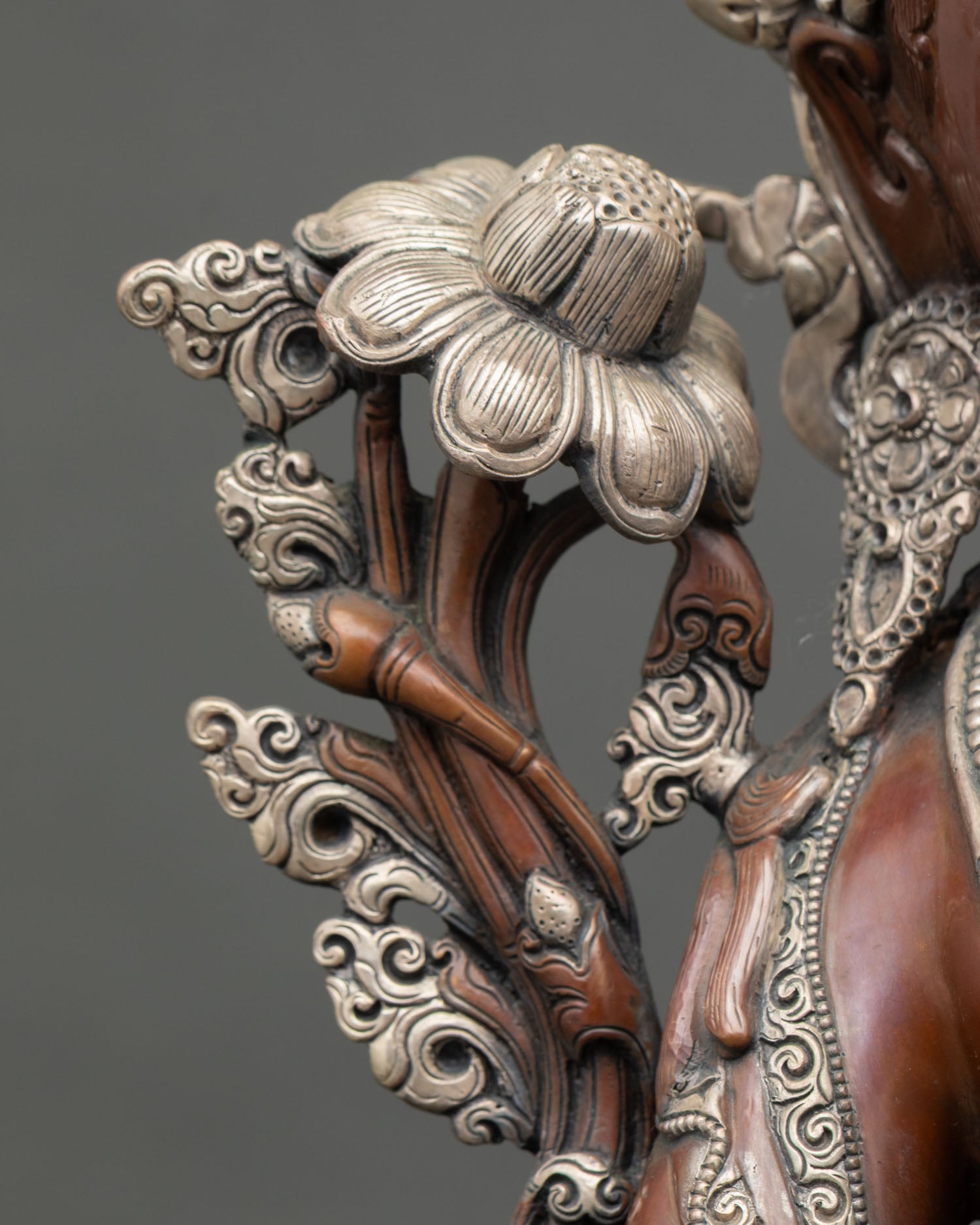 White Tara Statue – Handmade Copper Art from Nepal