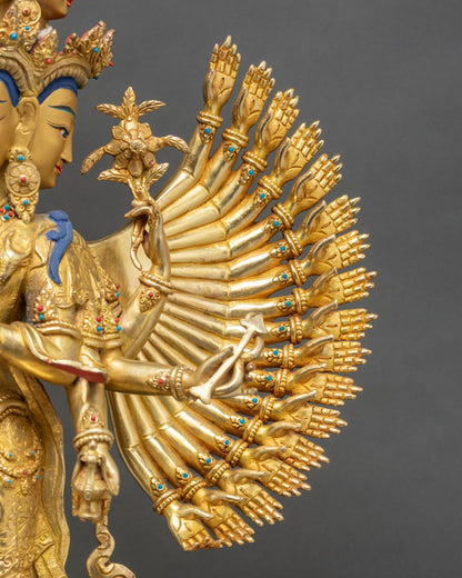 Thousand-Armed Avalokiteshvara Statue | The Compassionate Bodhisattva