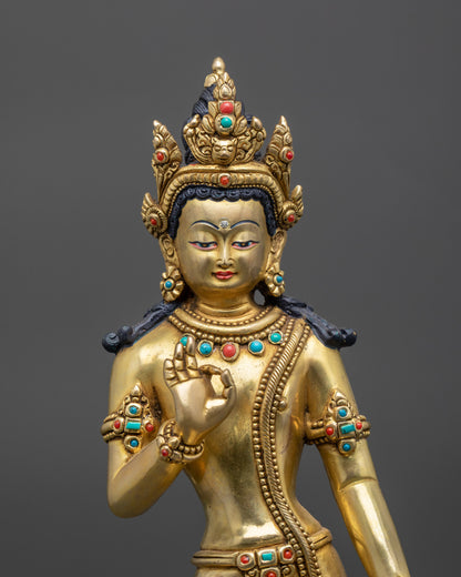 Eight Bodhisattvas Statue Collection | Traditional Nepalese Artistry